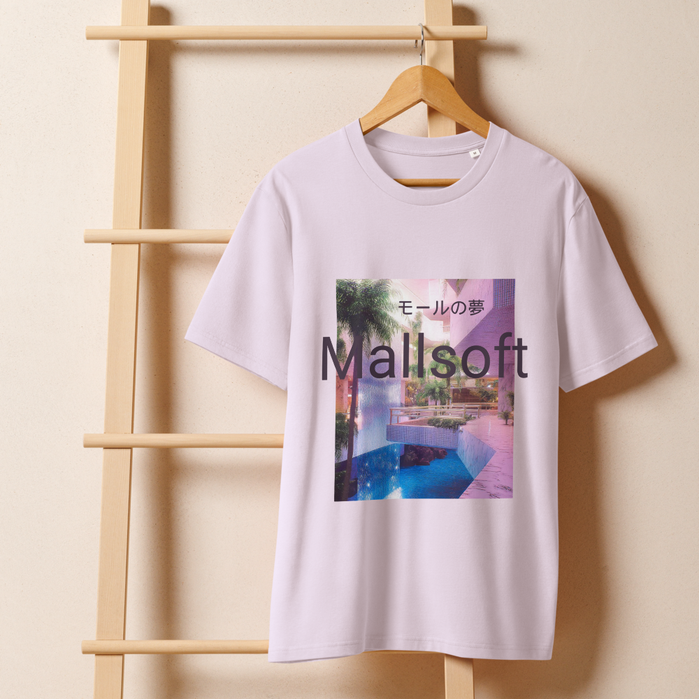 Mallsoft Vaporwave Mall Atrium Organic Tee T-Shirt