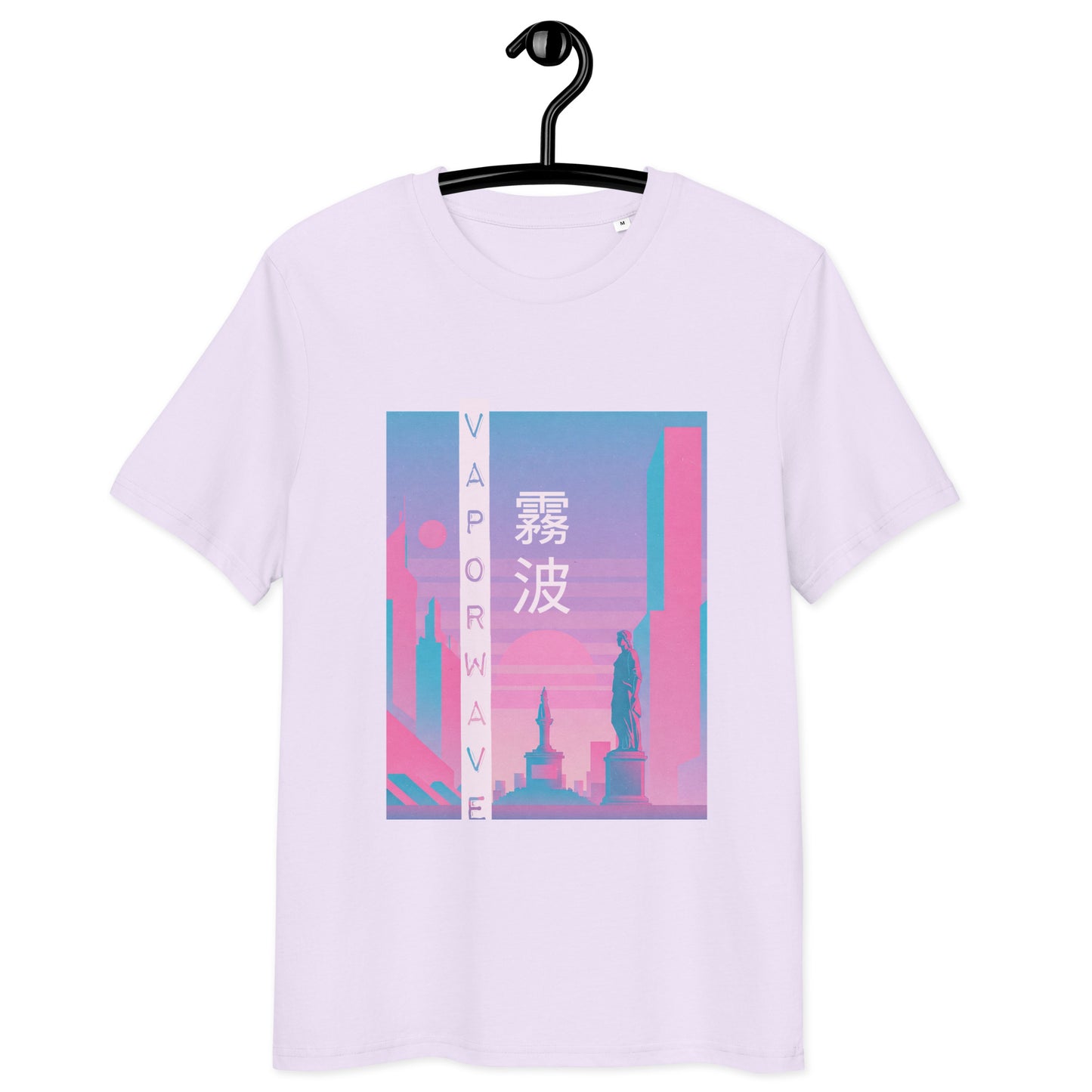 Vaporwave Cityscape Kanji Organic Tee T-Shirt