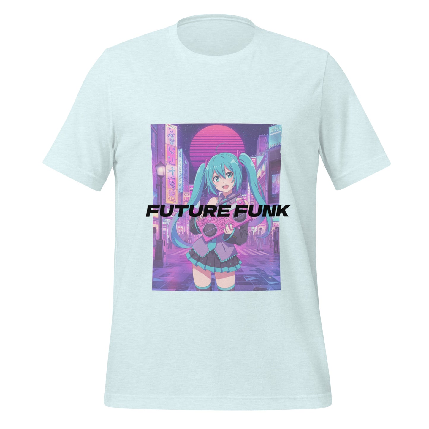 Future Funk Vaporwave Anime 100% Cotton Soft Tee T-Shirt
